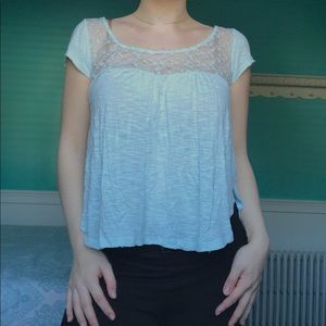 Light blue Abercrombie & Fitch short sleeve